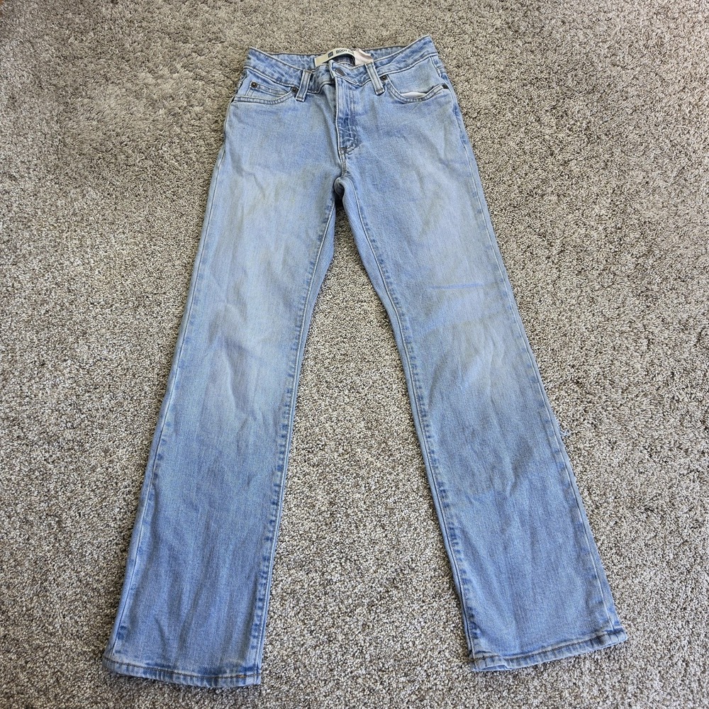 Gap Jeans Womens 25x27 Blue Light Wash Bootcut Cotton‎ Denim Pockets Ladies